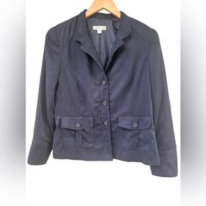 COLDWATER CREEK Black, Brushed Women’s Jacket/Blazer - Size 10